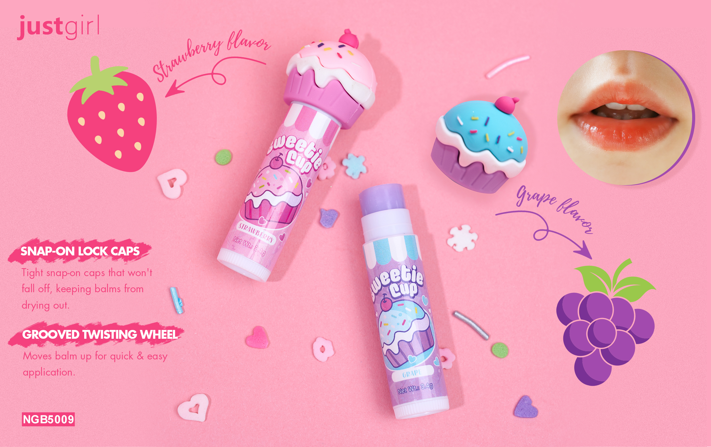 Cake lip balm