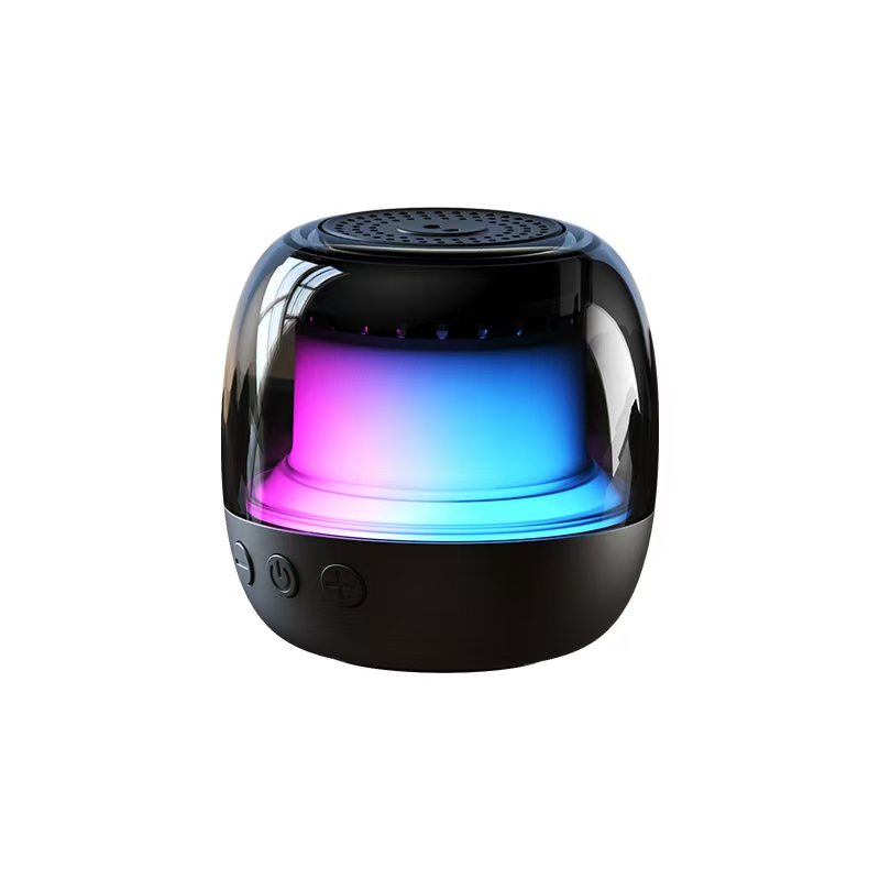 Finger gyroscope speaker with decompression rotatiing sound