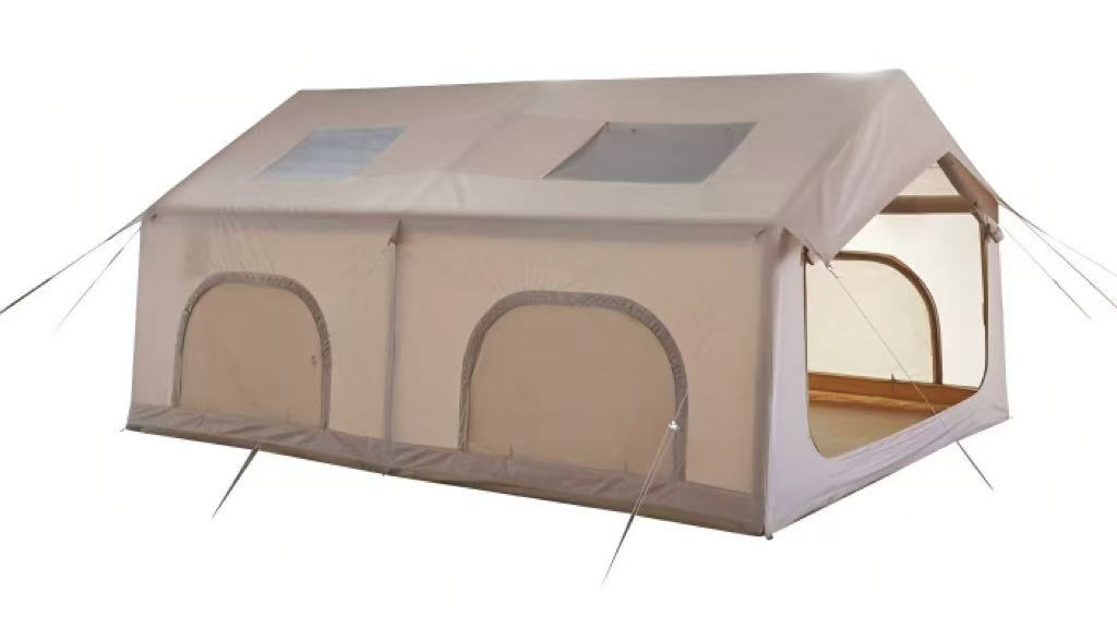 16 square meters beige Oxford cloth inflatable tent