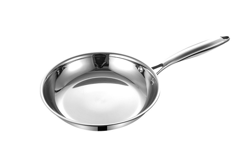 Tri-ply steel frypan frypan frypan frypan frypan