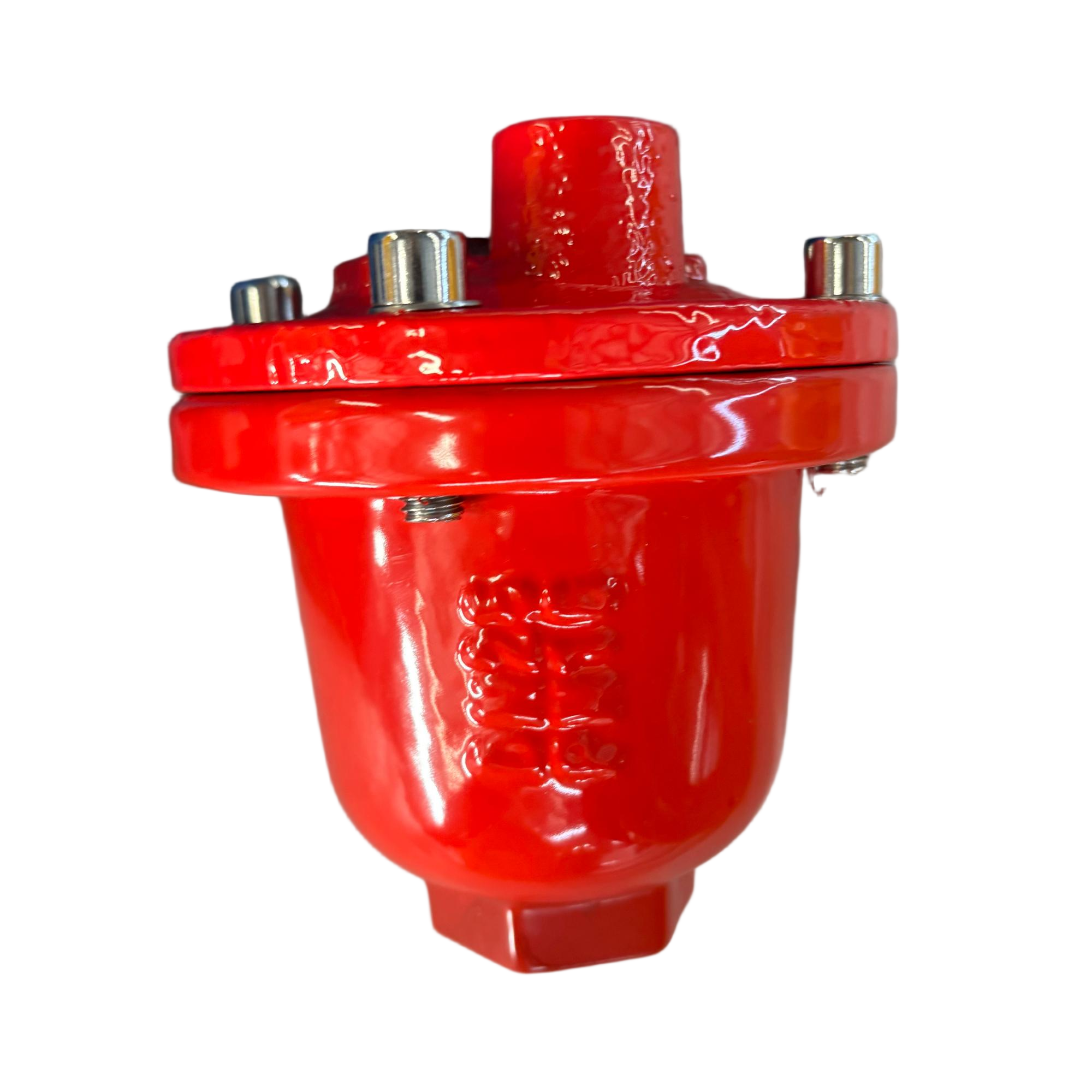 High cover fire protection threaded exhaust valve made of ductile iron