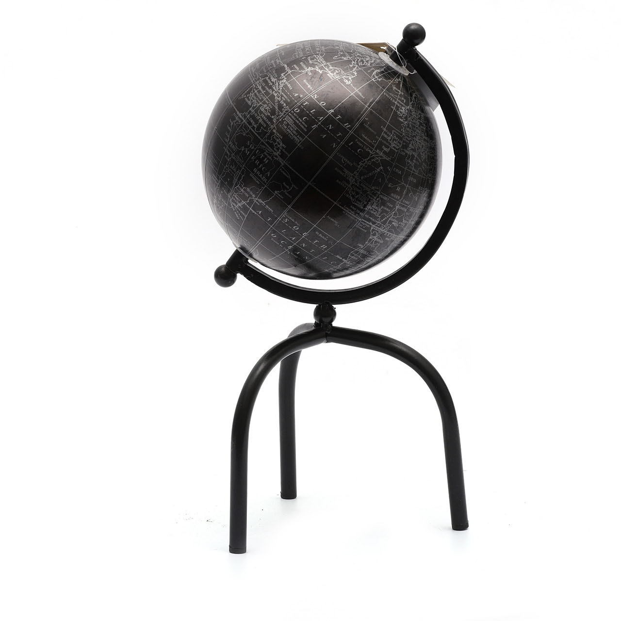14.2cm Black Sliver English Goble with Metal Triangular Bracket