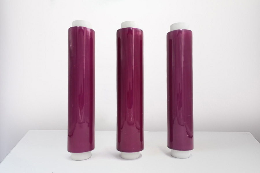Purple PVC Cling Film