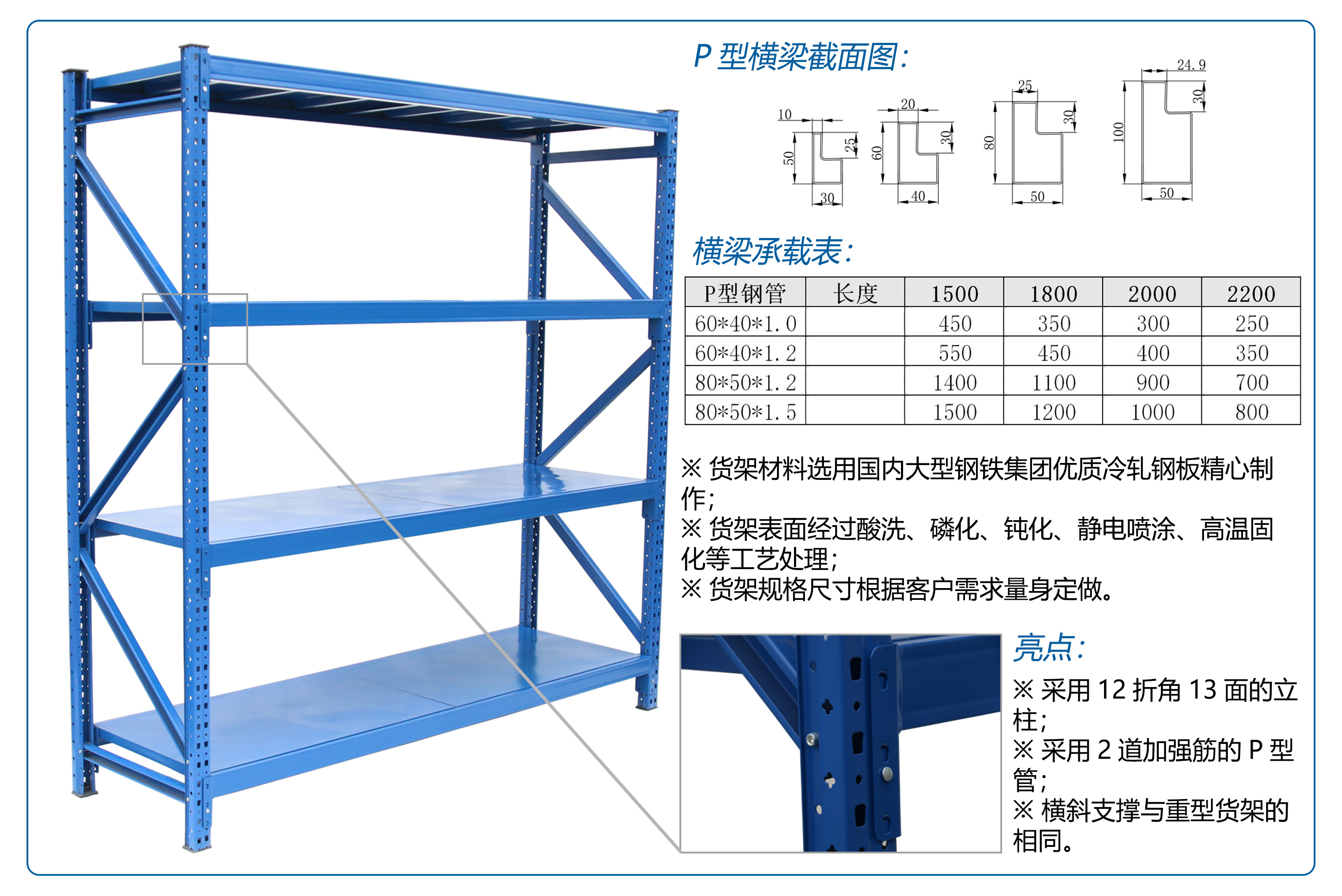 Satong layered shelving, warehousing and logistics