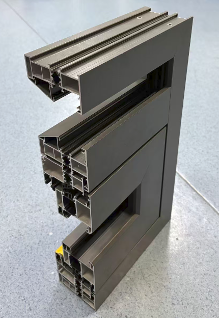 HC1-90 series Huilv (thermal break doors and windows) profile sample angle
