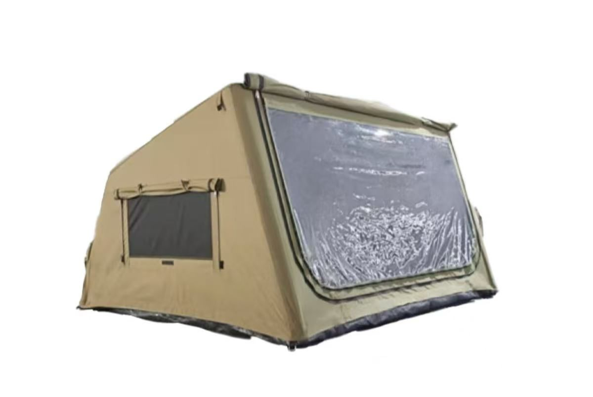 4.6 square meters green cotton inflatable tent sleeping cabin