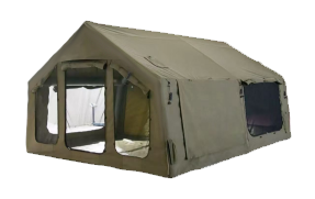 17.2 square meters green cotton inflatable tent
