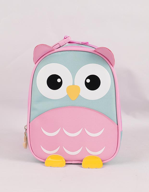Cartoon owl thermal lunch bag