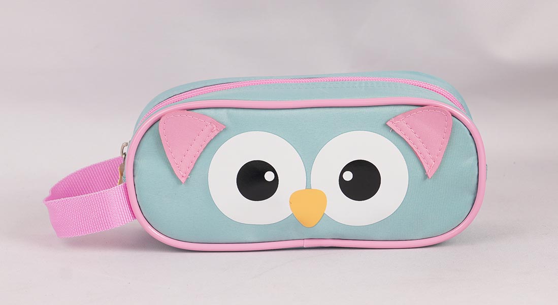 Children's owl pencil case