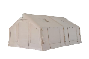 17.2 square meters beige cotton inflatable tent