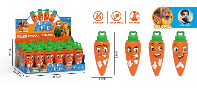 Carrot no spill bubble bottle