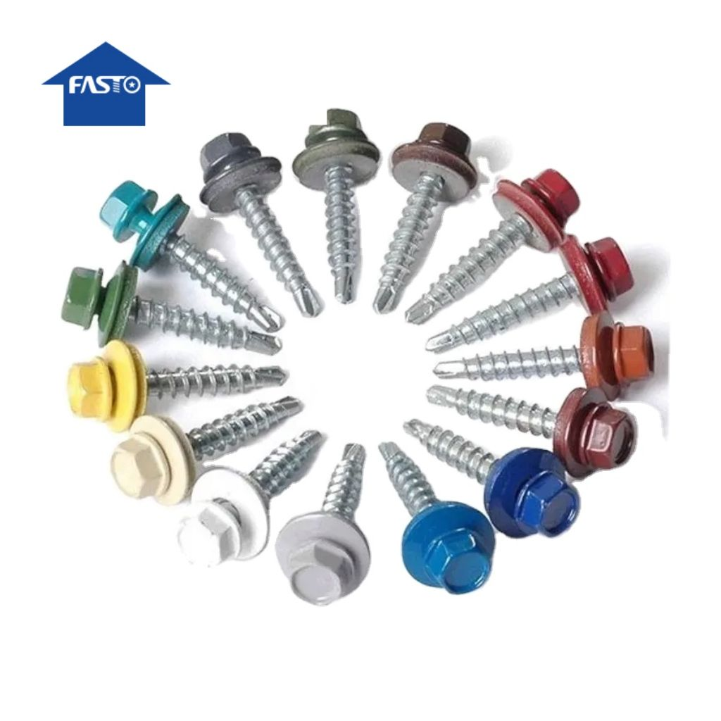 Paint self drilling screw
