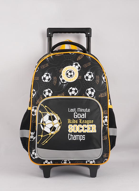 Football pull rod backpack
