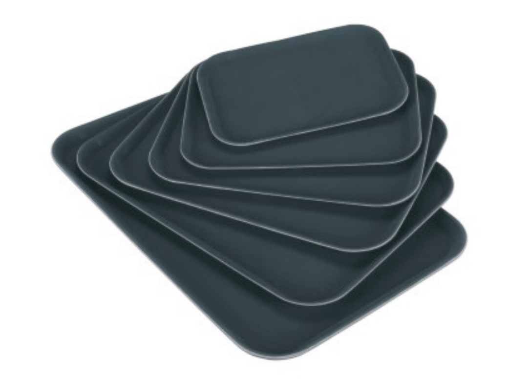 Square Plastic Non-Slip Tray