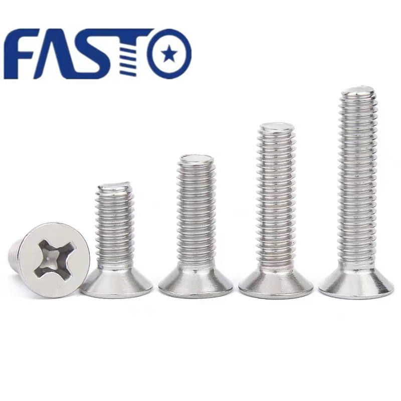 flat head phillips drive machine screws