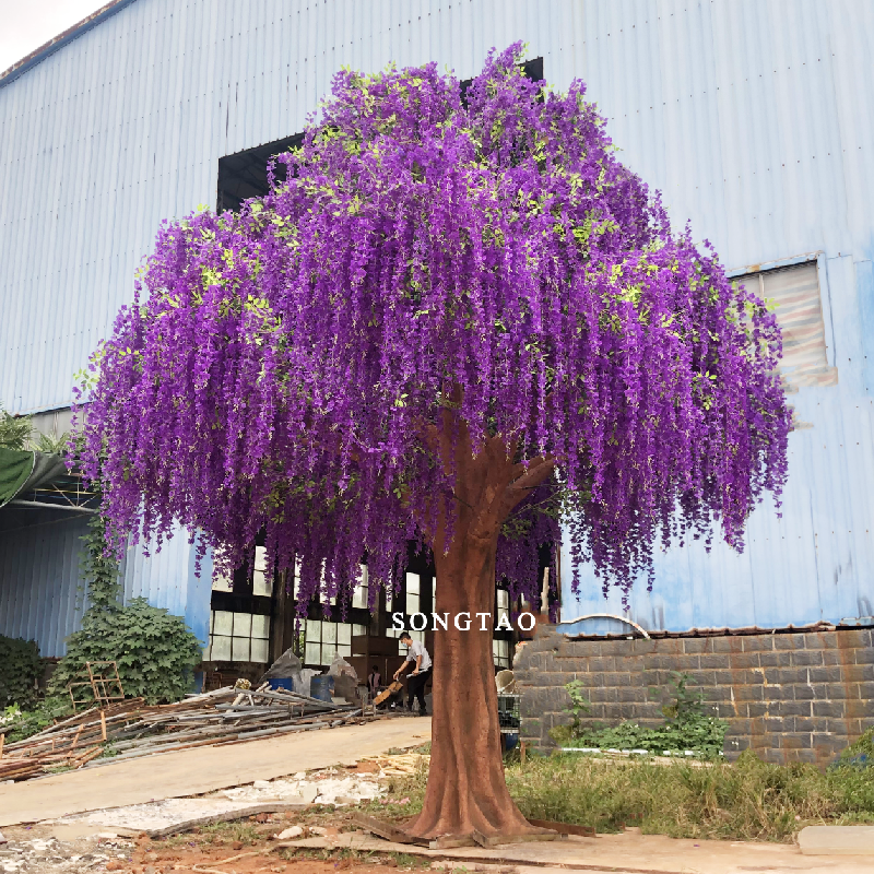 Artificial wisteria tree