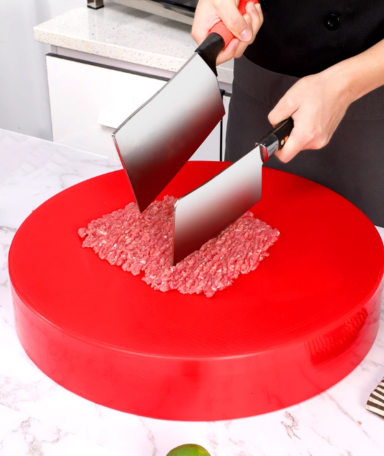 Yantai TONLI Round Thick Dining Room Countertop for Chopping Non-slip Commercial PE Butcher Block