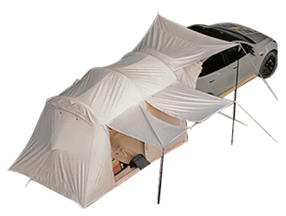 10 square meters beige cotton car tail tent