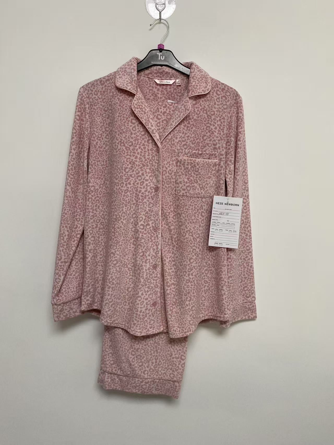 Ladies' baby fleece pajama sets