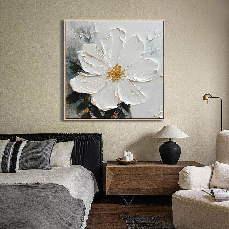 Full Textured Handpainted Framed Canvas High End Great Wall Decor Hand Made Idea Full Of Fun