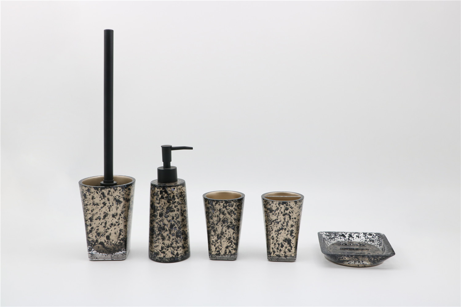 Resin bathroom accessories set luxury bathroom decor