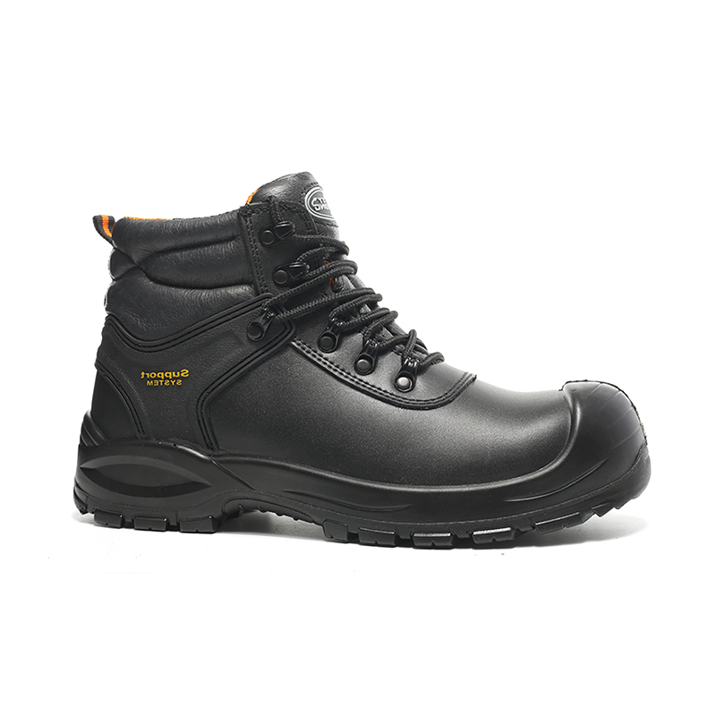 New Anti static construction waterproof genuine leather safety shoes