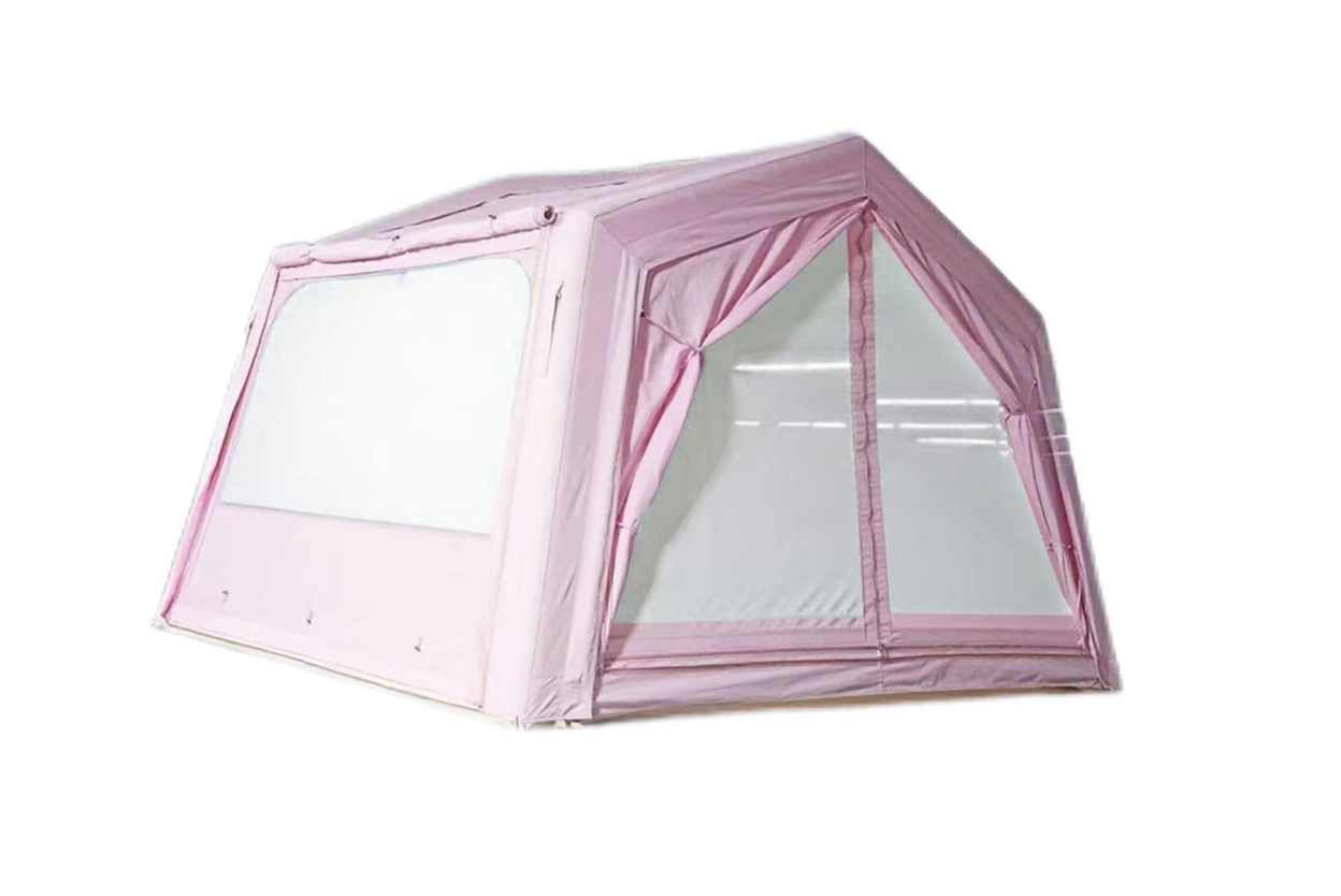 7 square meters pink cotton inflatable tent