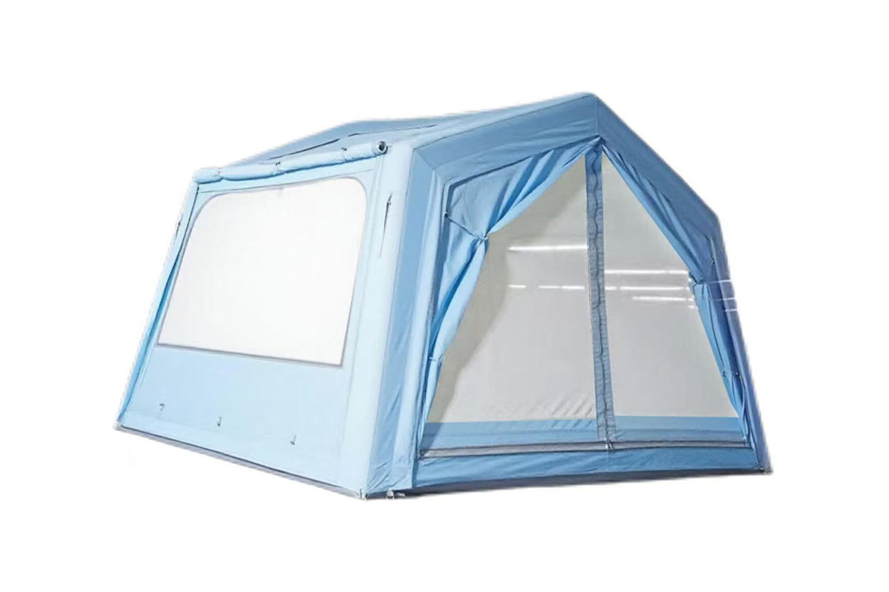 7 square meters blue cotton inflatable tent