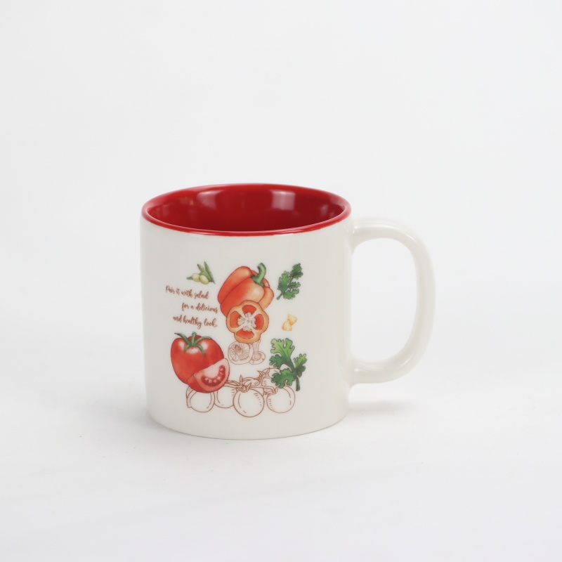 Tomato ceramic cup