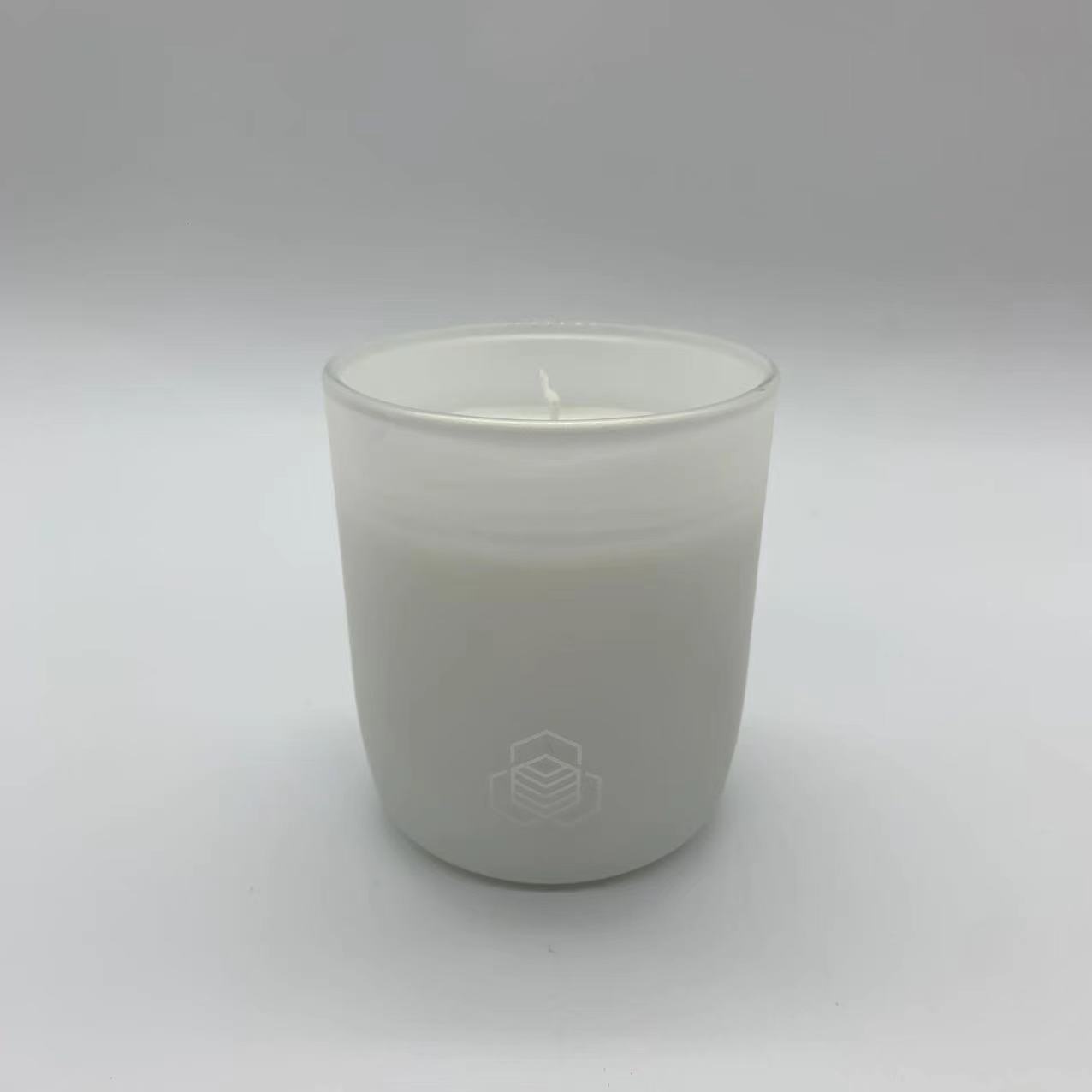 New Design Simple High-Grade Frosted Glass Aromatherapy Candle Natural Soy Wax Scented Candle
