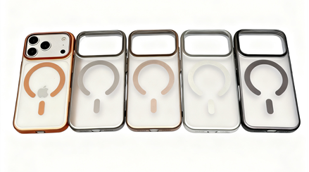 Magnetic Electroplated-edged phone case