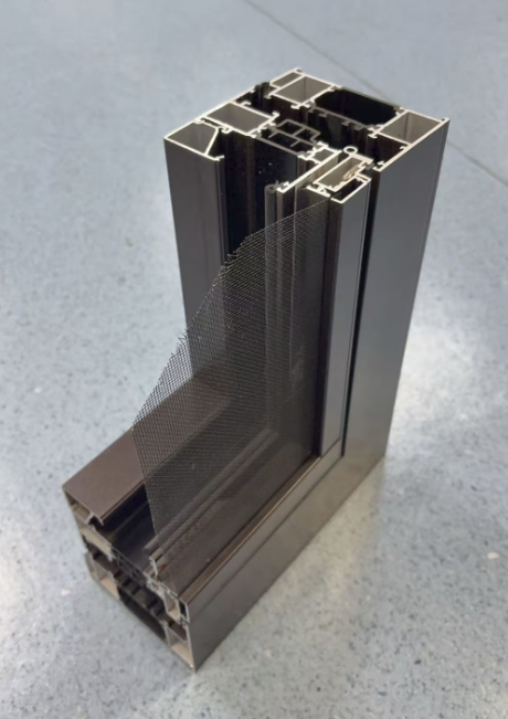99 series double inward opening steel screen integrated window