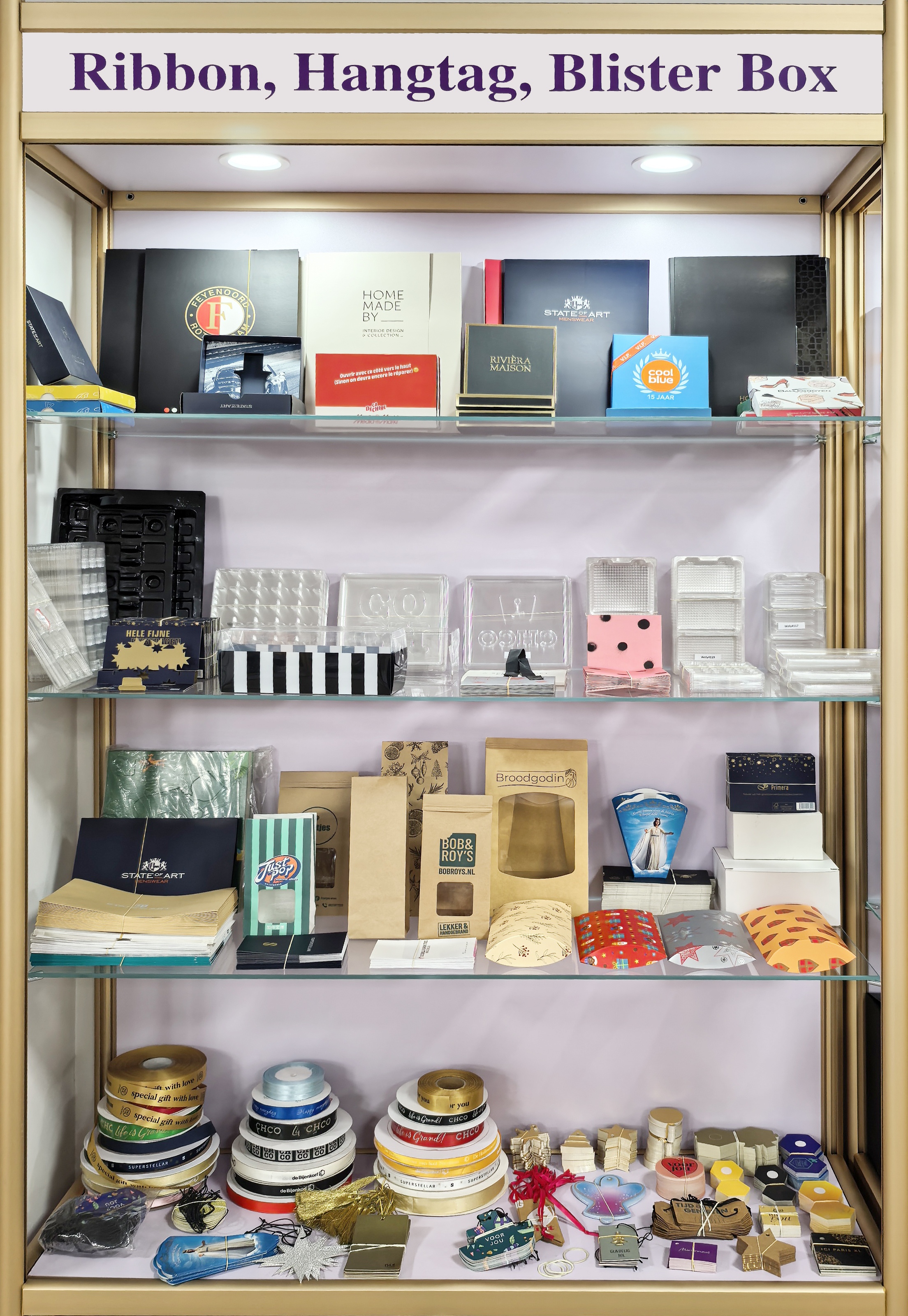 Ribbon,Hangtag,Blister Box