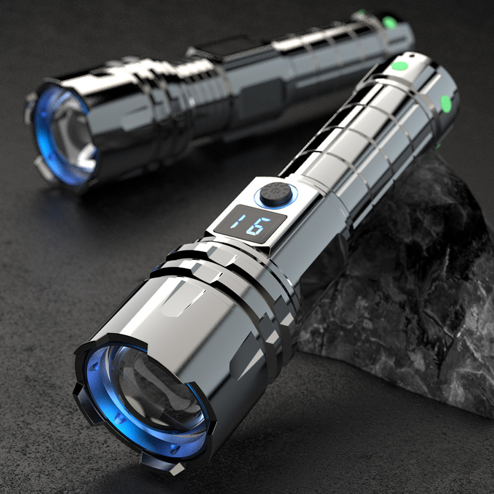 Nationstar Rechargeable LED Torch with Adjustable Focus – 25-Hour Long Battery Life