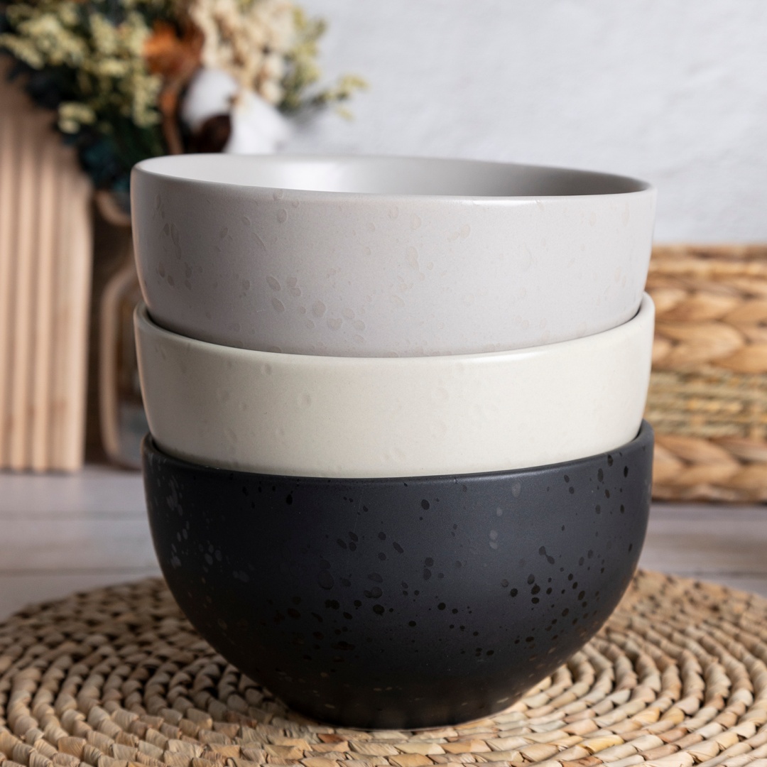 Ceramc bowl matte GLAZE stoneware home wholesale supermarket