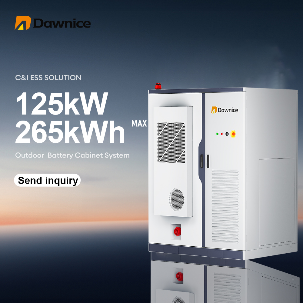 Commercial Industrial High Voltage Lithium Battery 265kWh BESS LiFePO4 Battery Storage Container