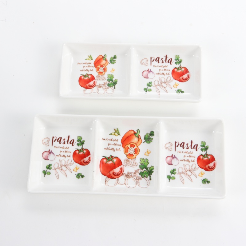 Tomato ceramic sauce dish