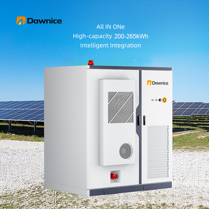 Dawnice All in One Battery Storage Container 125Kw 265Kwh Energy Storage Battery Outdoor Cabinet