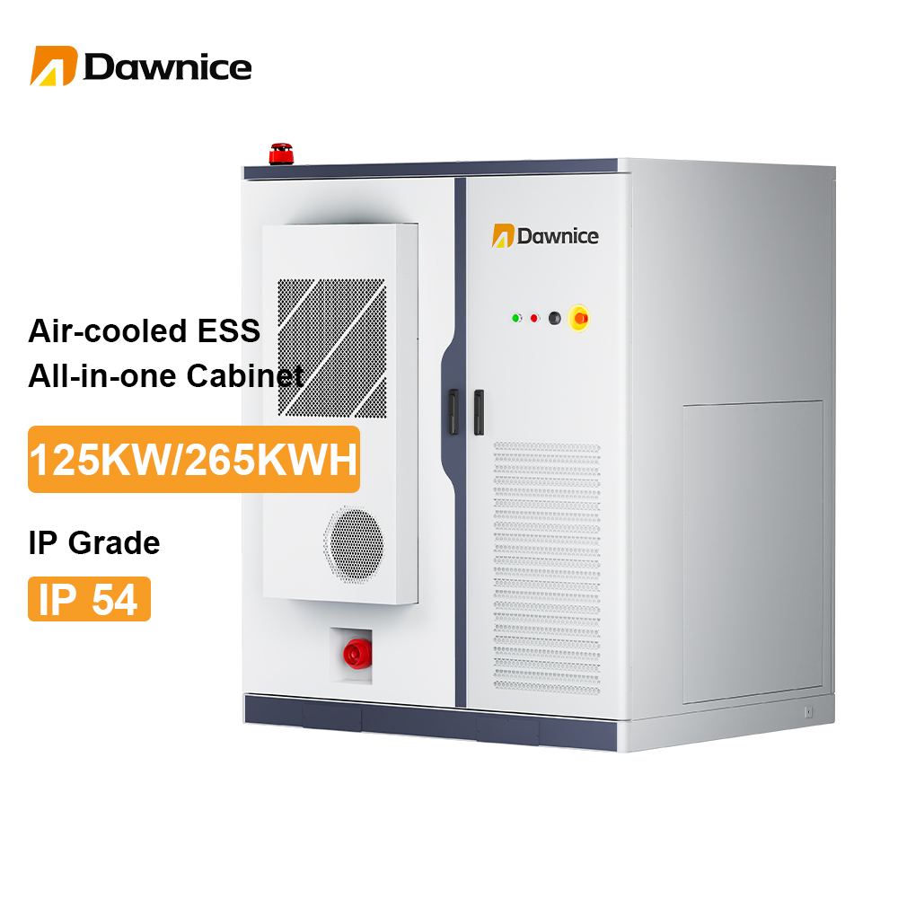 New Solar Energy Storage Battery Cabinet 265kwh 125kw Commercial Battery Bess Container System