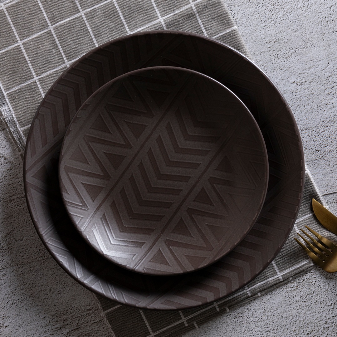 Soup bowl MATTE COLOR GLAZE WITH TWO TONE SPECKLES stoneware home wholesale supermarket