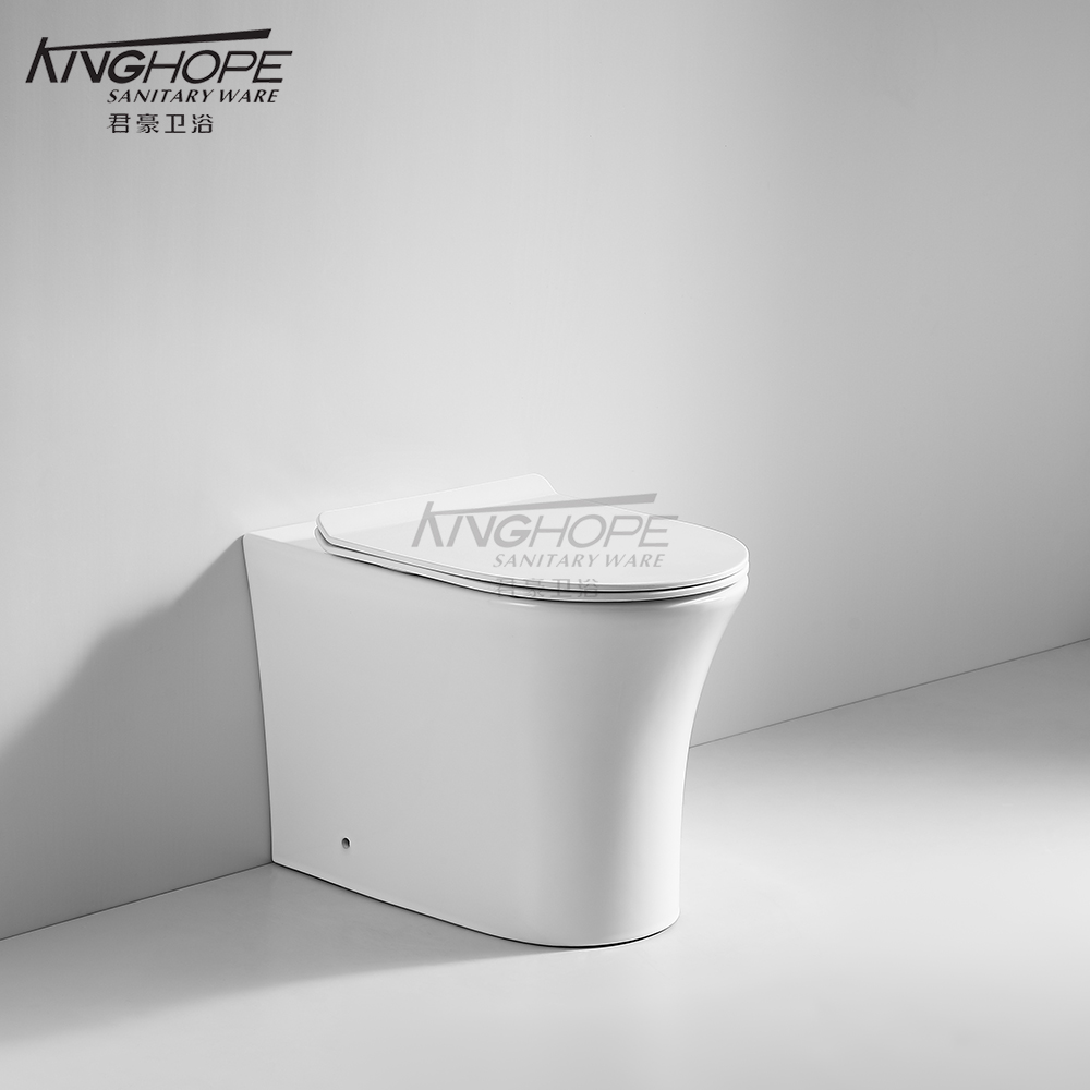 High Flushing Power Rimless Wc Bathroom Sanitary Ware Toilet