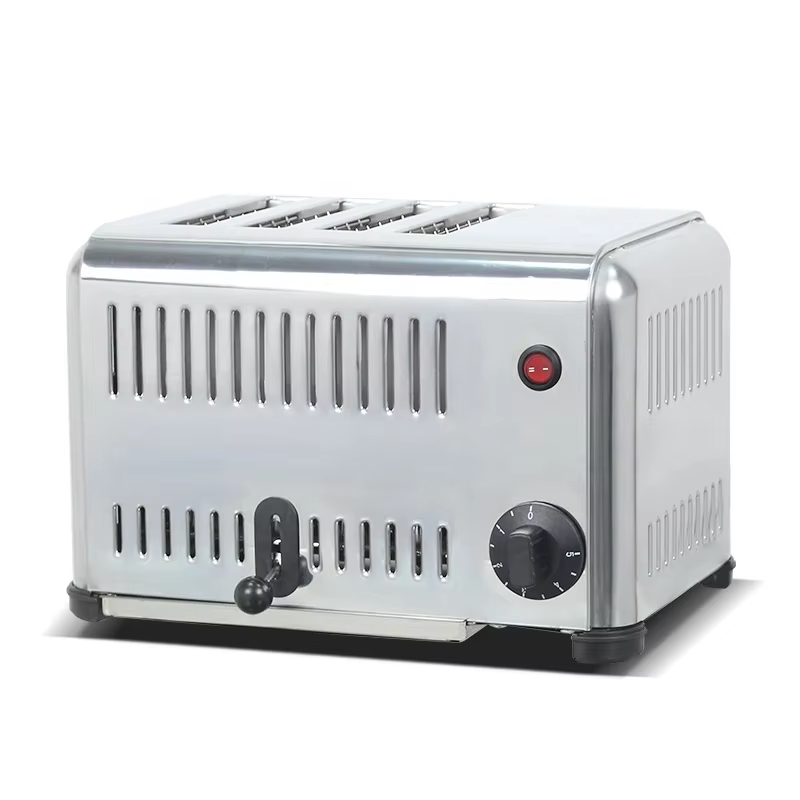 4 Slots Restaurant Commercial Hot Dog Toaster/Slice Toaster/Industrial Bread Toaster