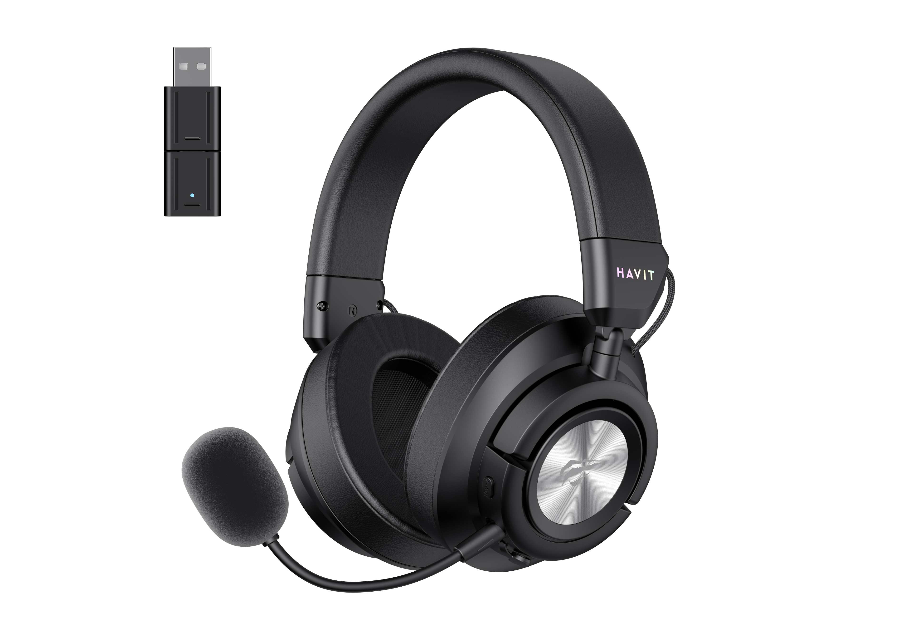 HAVIT HUAXU-X1 Wireless Gaming Headphone with 5-mode Connection and Virtual Surround Audio