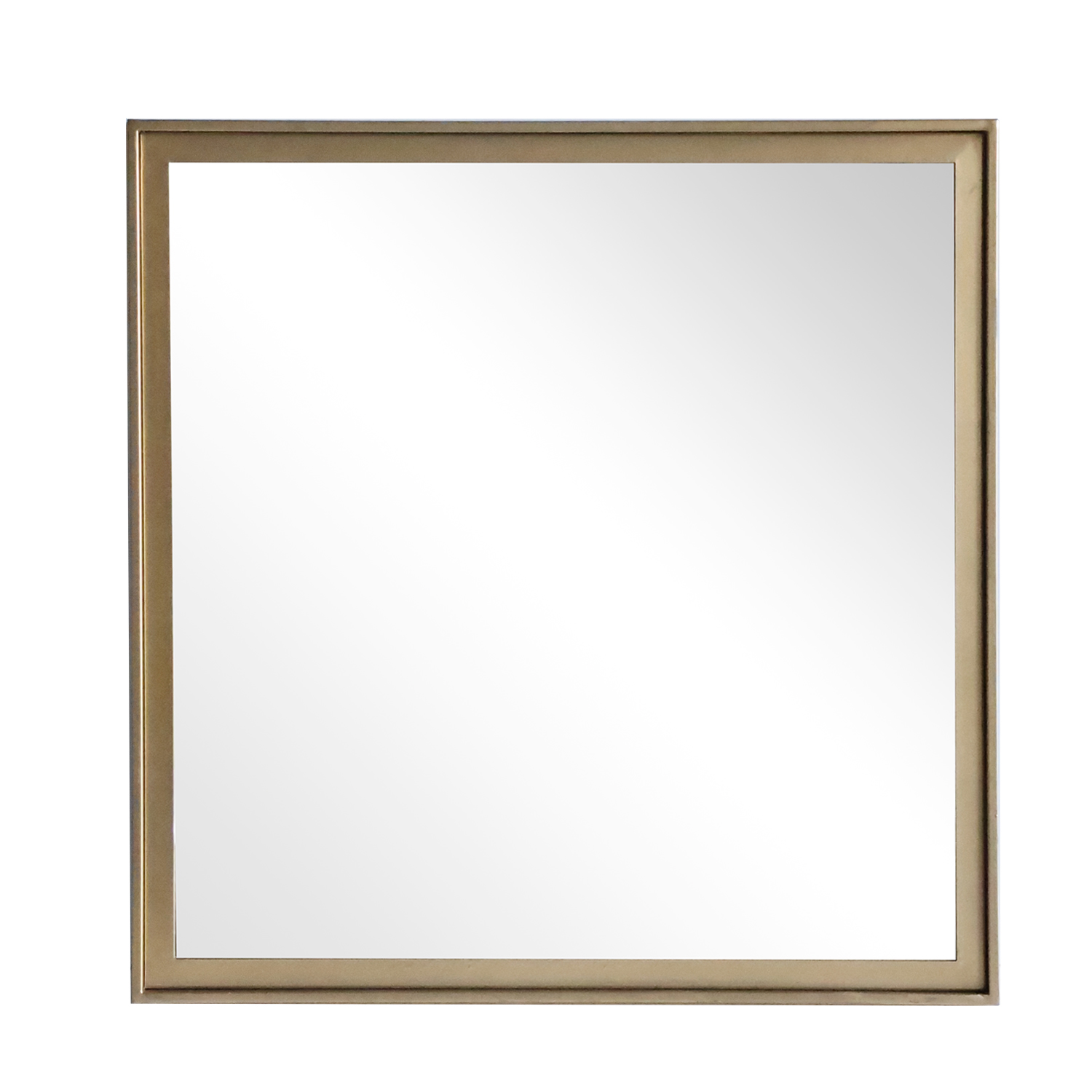 metal framed mirror