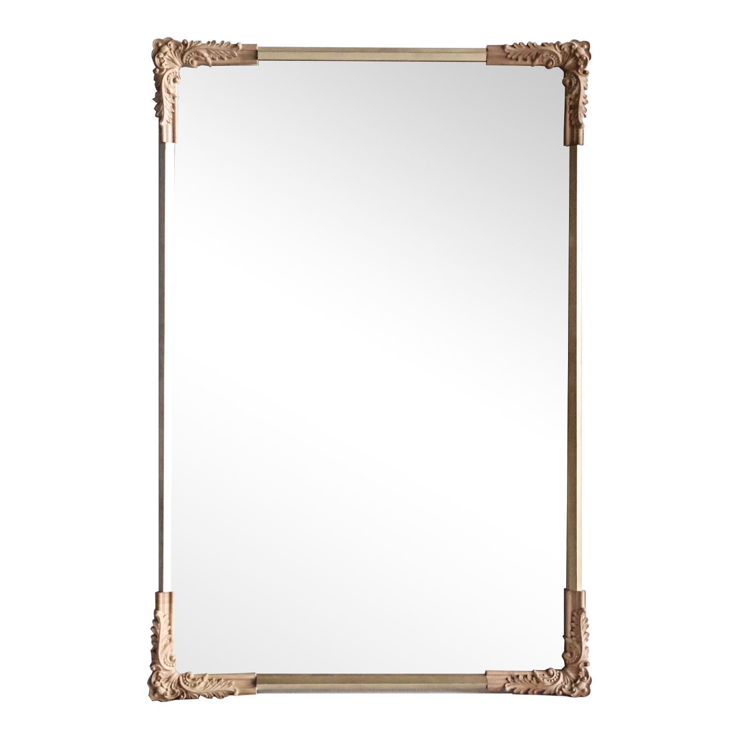 wooden framed mirror