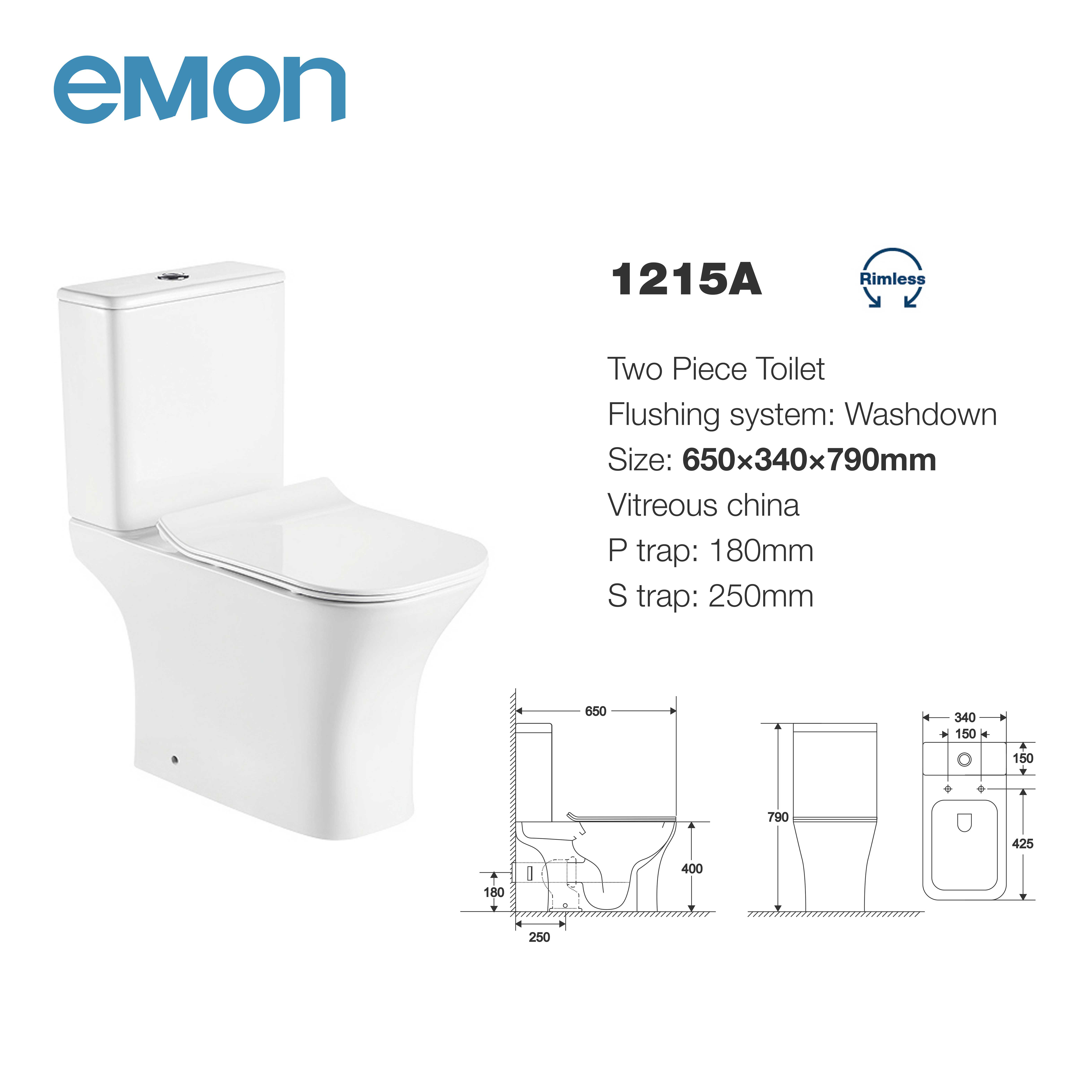 Samll Two piece Toilet