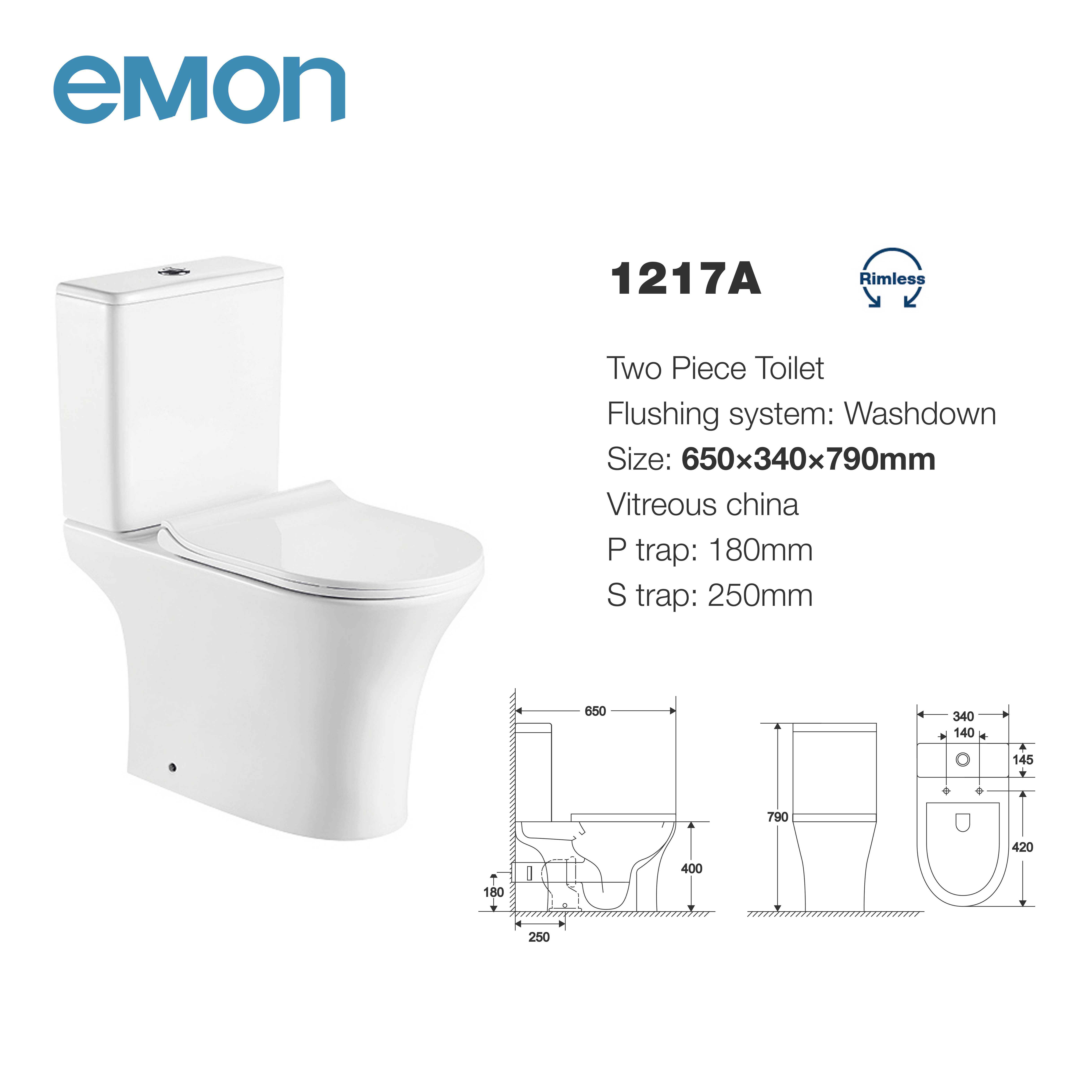 Two Piece Toilet