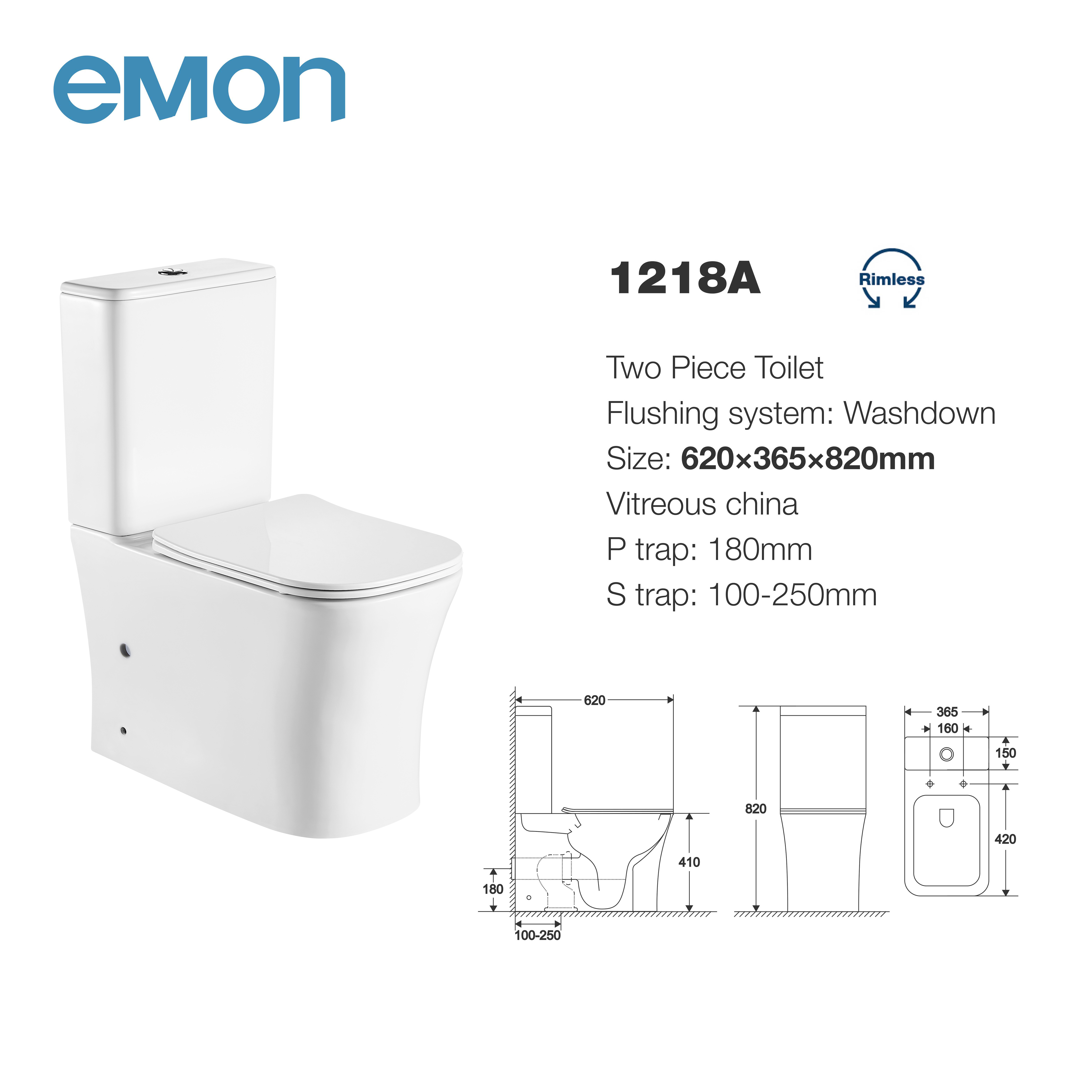 Samll Two piece Toilet