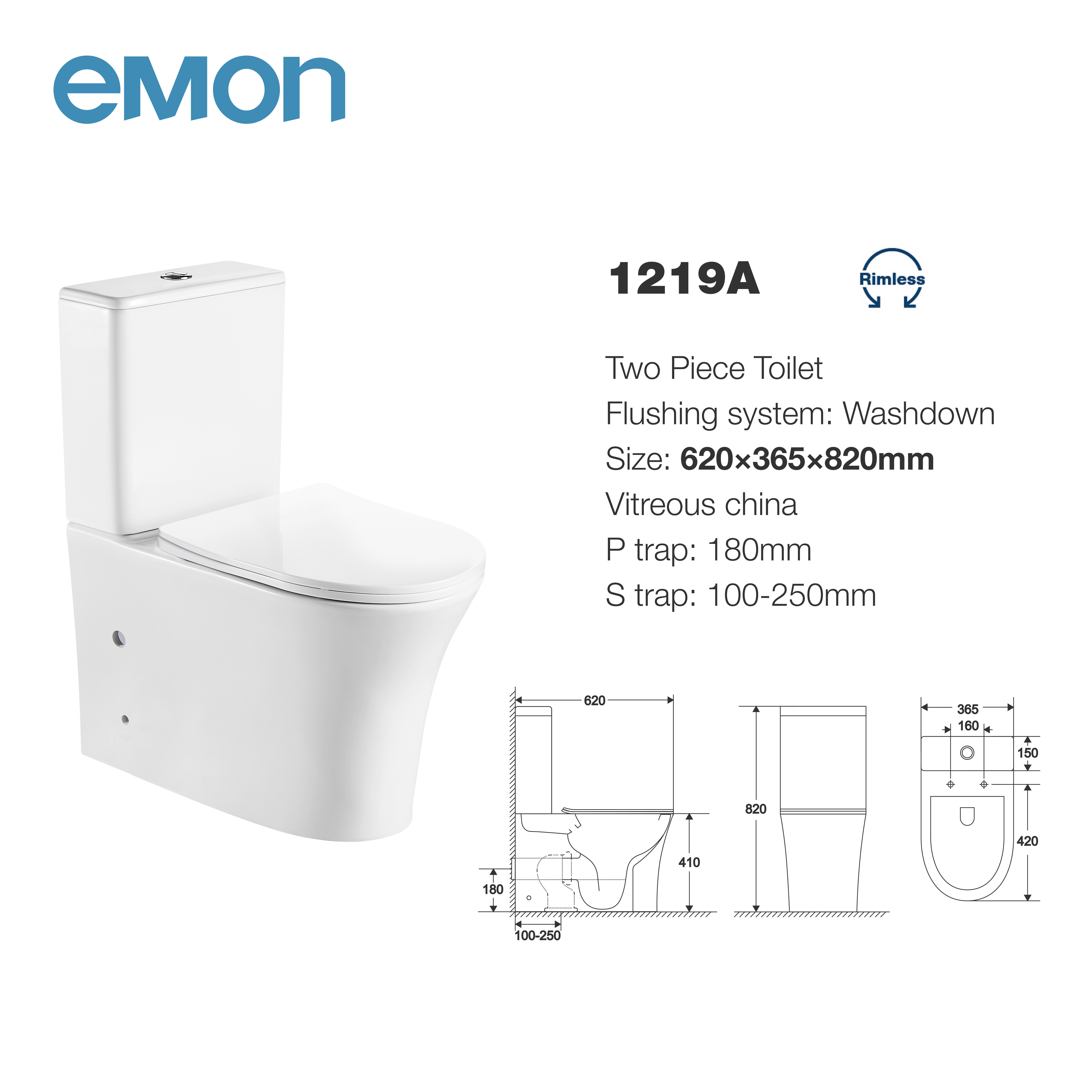 Samll Two piece Toilet