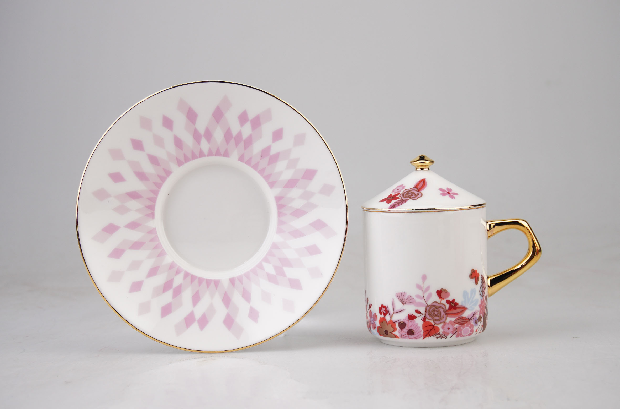 mug & lid & saucer